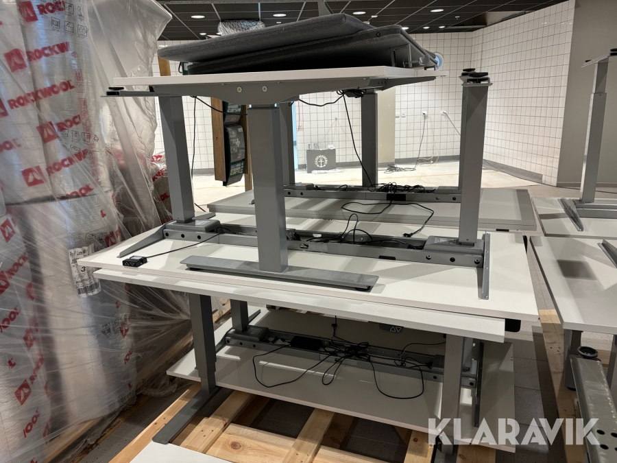 Höj- och sänkbara skrivbord 5 st ROL Ergo