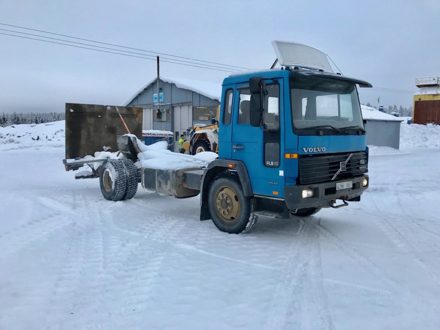 Lastbilschassie Volvo FL615