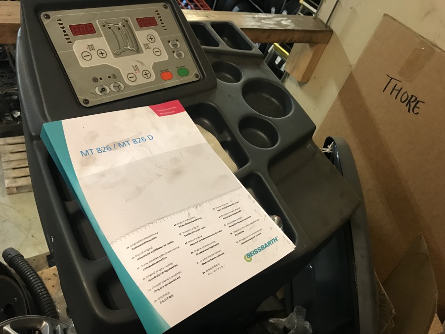 Däckbalanserings maskin