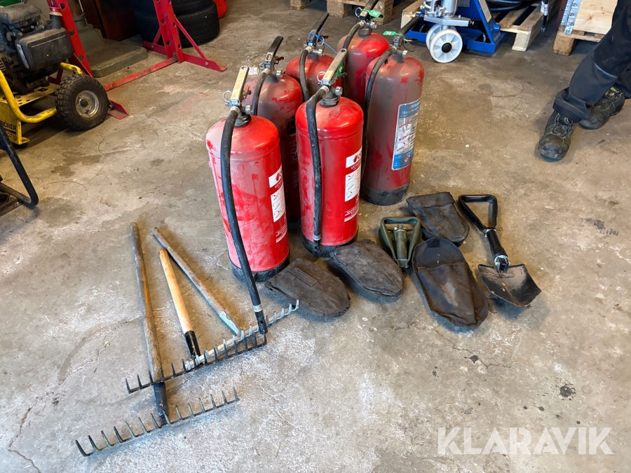 Brandsläcknings kit för skogsbruk