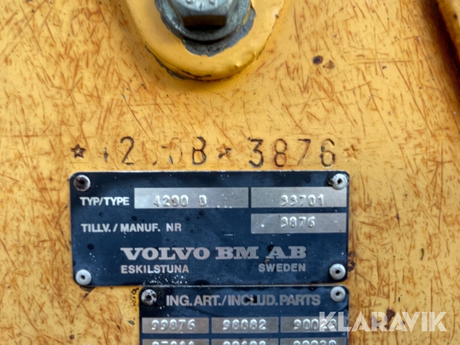 Hjullastare Volvo BM 4200B
