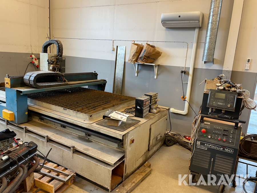 CNC plasmaskärare Vanad Proxima med brännare Kjellberg