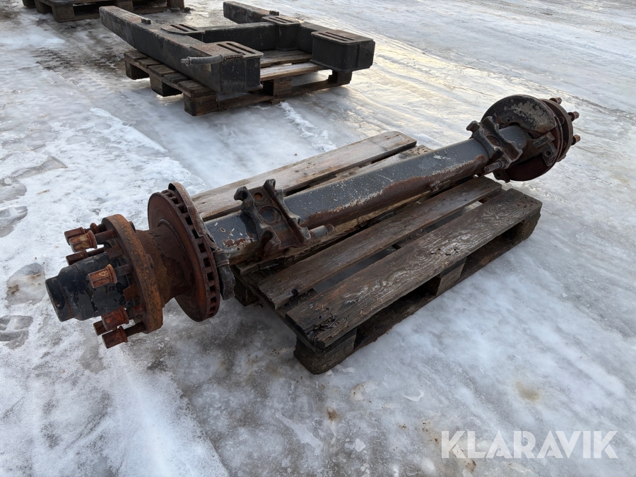 Lastbilssläpaxel BPW Eco plus 9 tons med skivbromsar