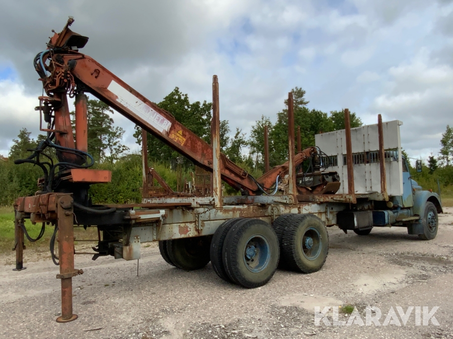 Veteranlastbil Volvo NB88-52T -66, med kran