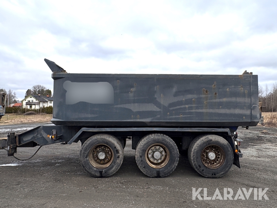 Tippkärra Engen 3PV-240-KD treaxlat