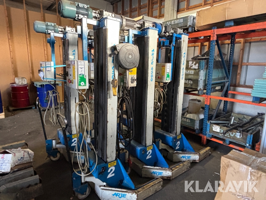 Enpelarlyft Arje 6500. 6 st