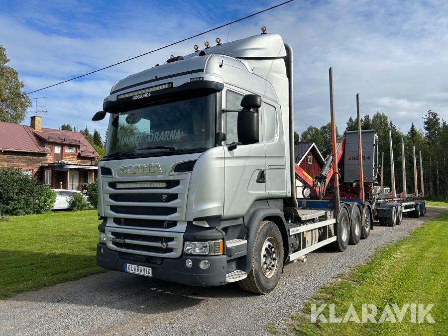 Timmerbil Scania R580 8X4