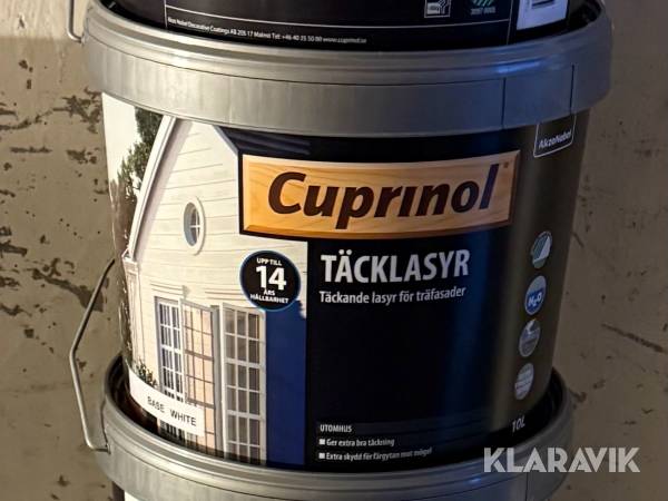 Täcklasyr Cuprinol 6 hinkar