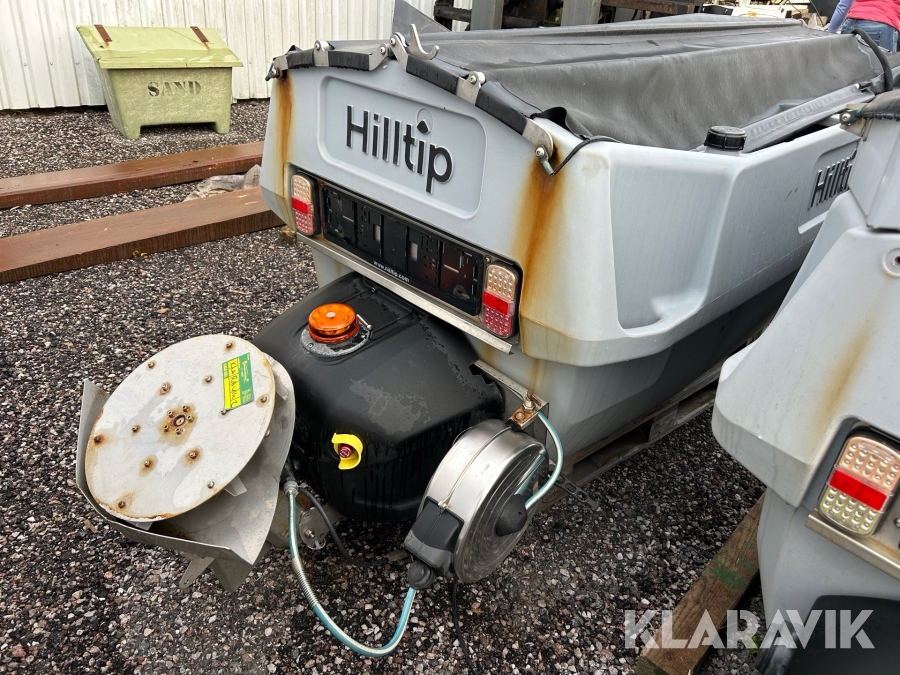Salt/ sandspridare Hilltip Ice Striker 850 med slangvinda