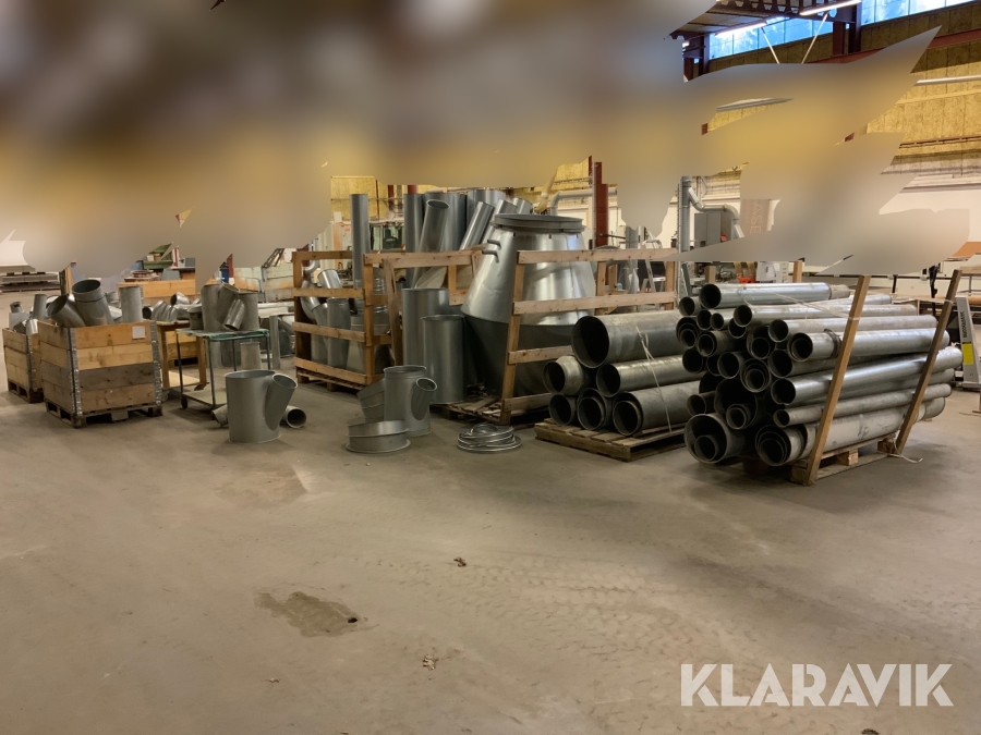 Stort parti ventilationsartiklar