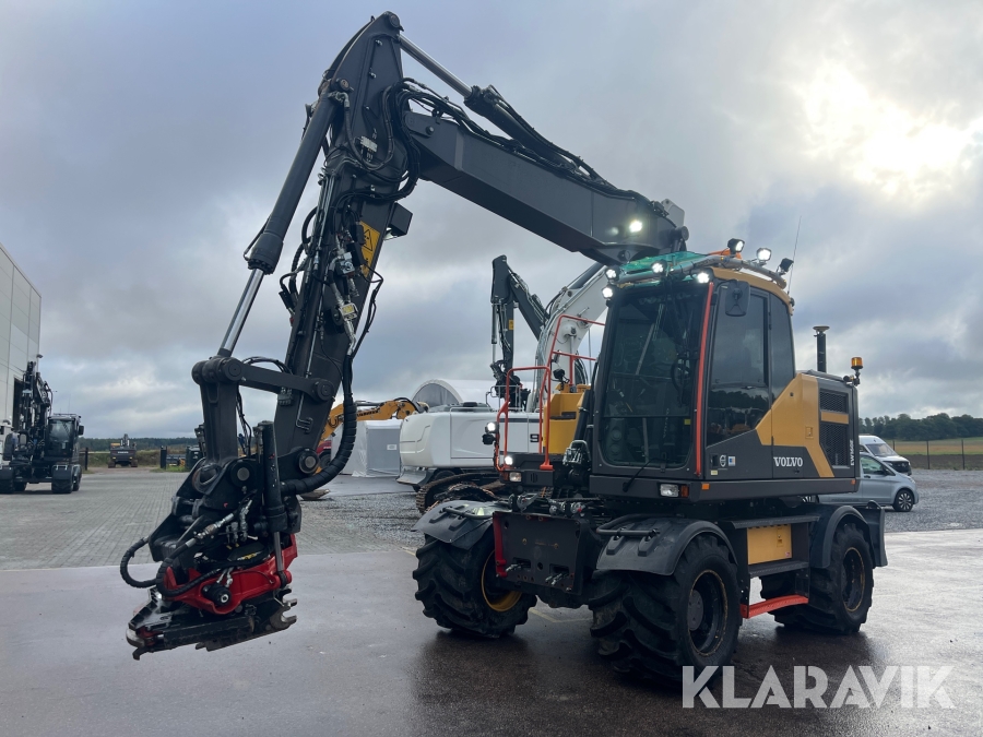 Hjulgrävare Volvo EW160E 3-D