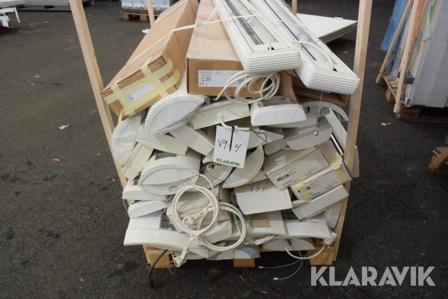 Lysrörsarmaturer Nokalux med flera Ecolux Ca 20st