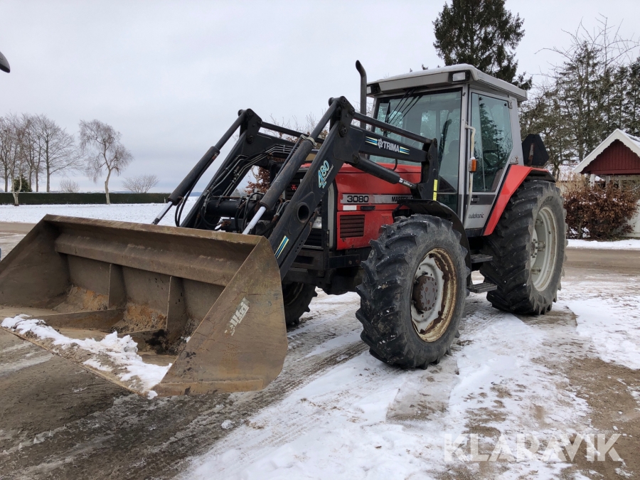 Traktor Massey Ferguson 3080 4WD med frontlastare