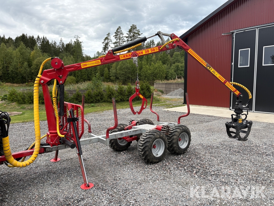 Griplastarvagn Kranman T1750 4WD
