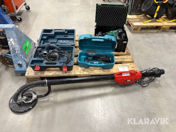 Paket med handverktyg Bosch Makita Hikoki Flex
