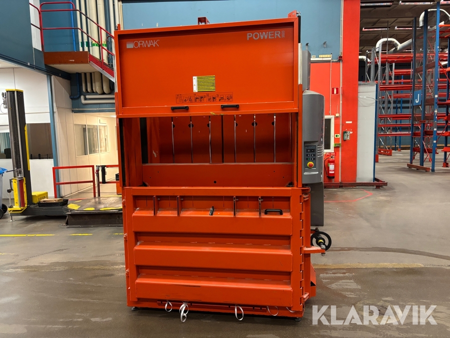 Komprimator Orwak 3820 för plast eller papp