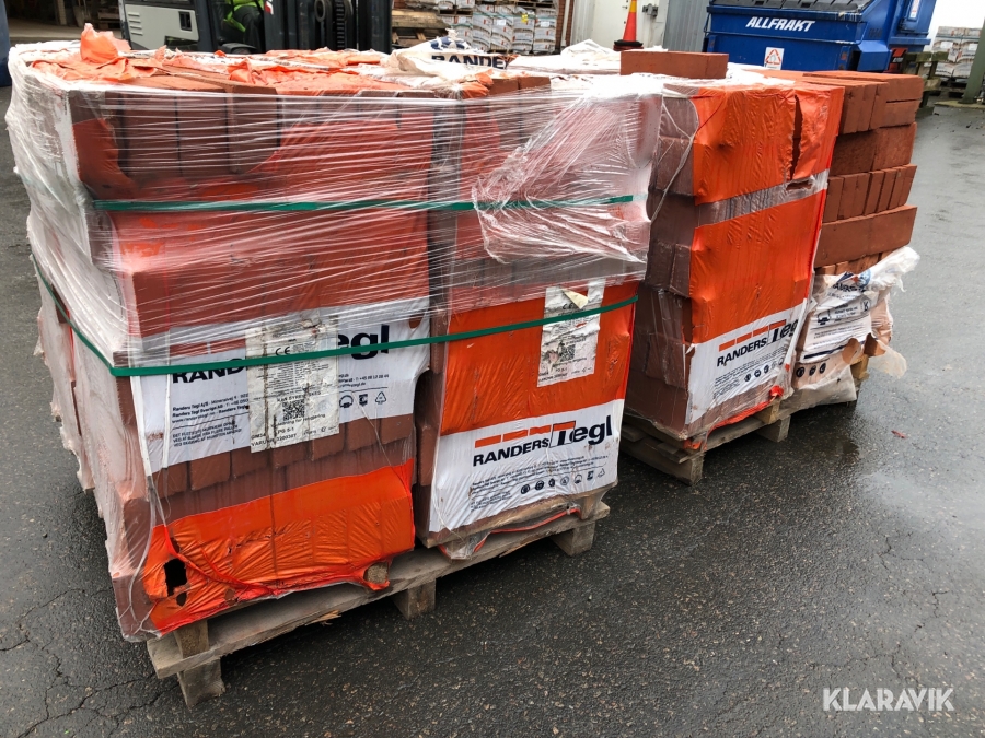 Danskt tegel Rött 1,5 pall