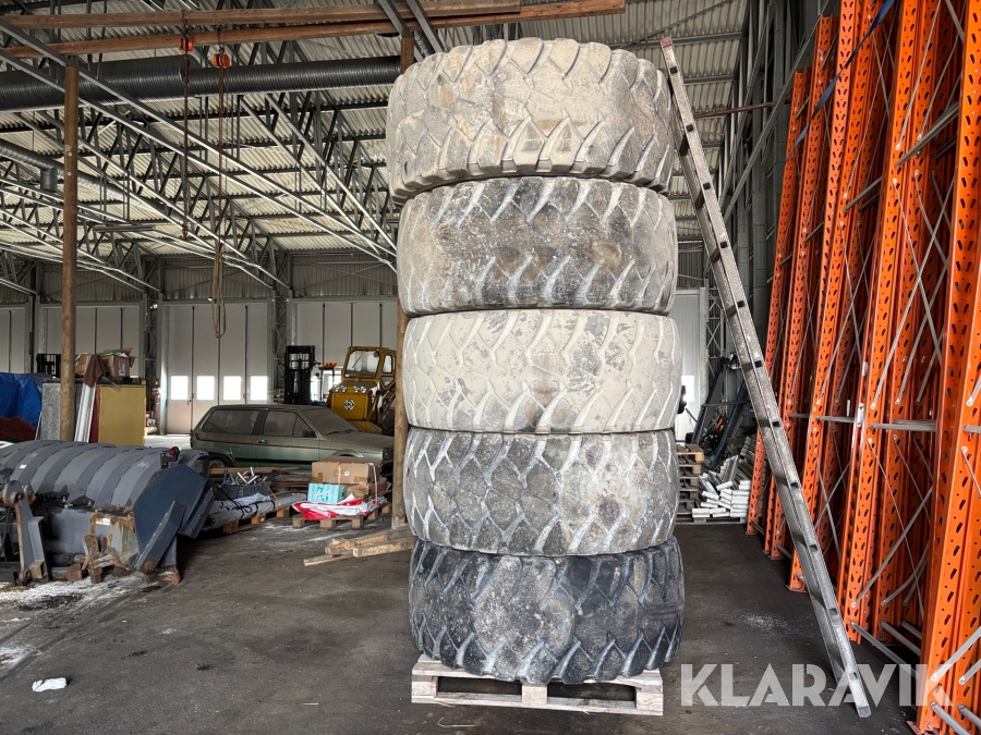 Däck Bridgestone 23.5R25 5st lösa däck