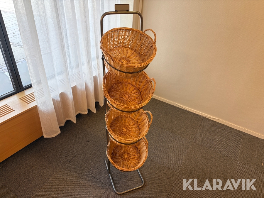 Korgställ med 4st korgar