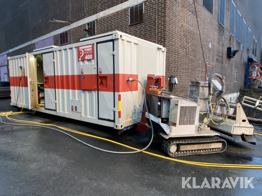 Högtryckspump för vattenbilning Aqua Cutter Power Pack 400m P20