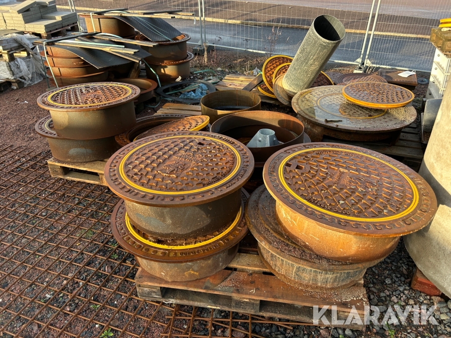 Brunnsbetäckningar ca 20 st