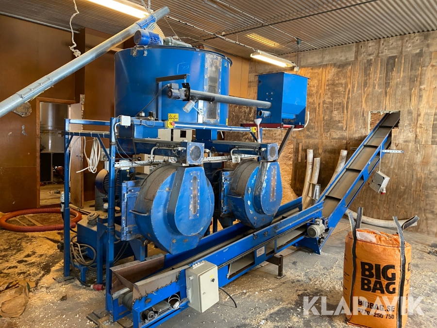 Pelletspress Spc Dubbel 300 med elevator