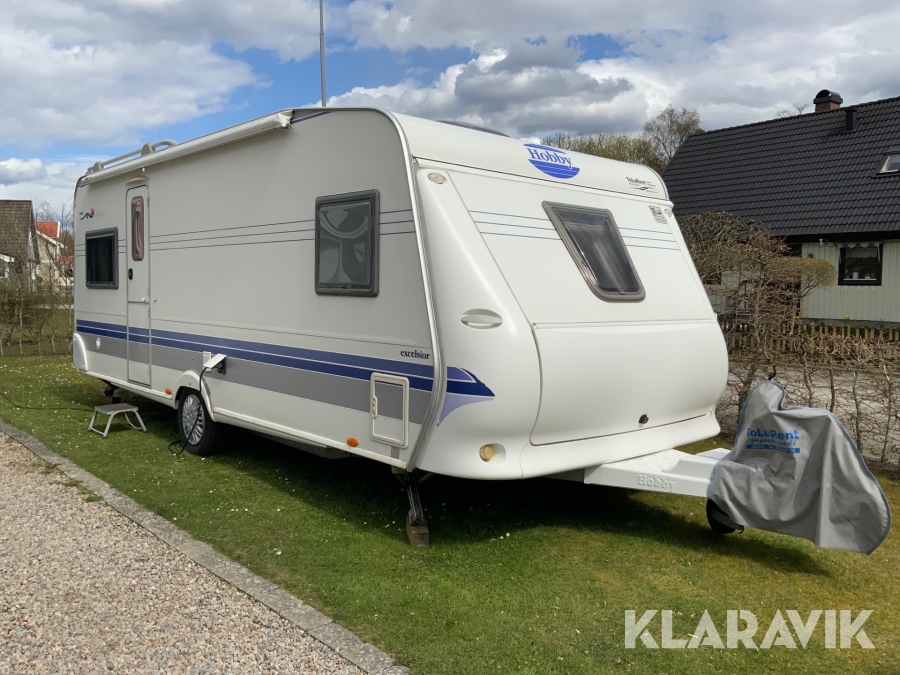Husvagn Hobby 560 UFE Excelsior med fint förtält
