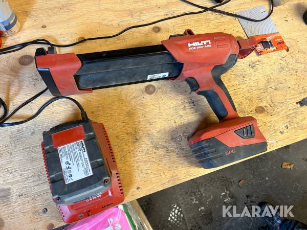 Injekteringspistol Hilti HDE 500-A22 batteri