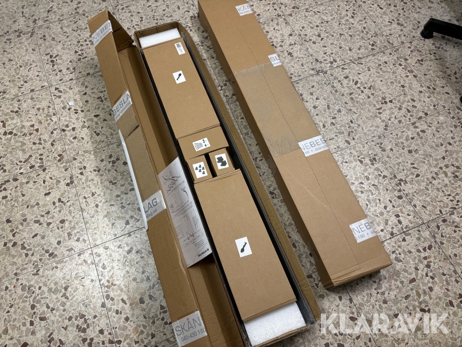 Beslag för skjut/rulldörr Intersteel - 2 st