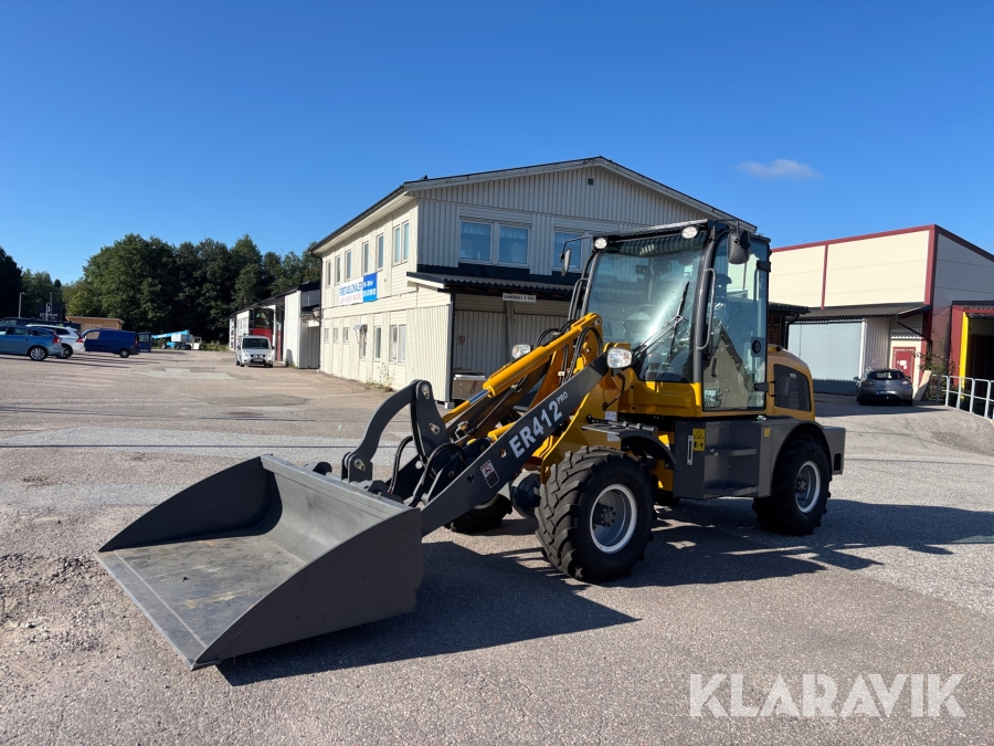 Hjullastare Everun ER412 PRO med redskap