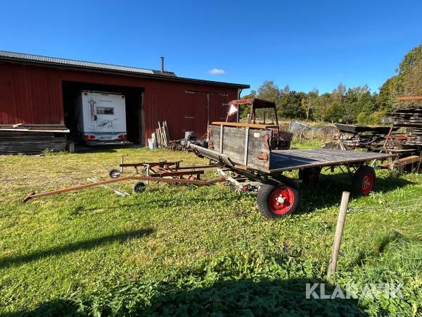 Hästvagn med tipp