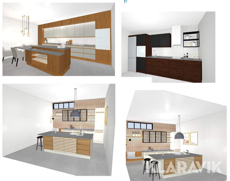 Köksinredning JKE Design Stort parti