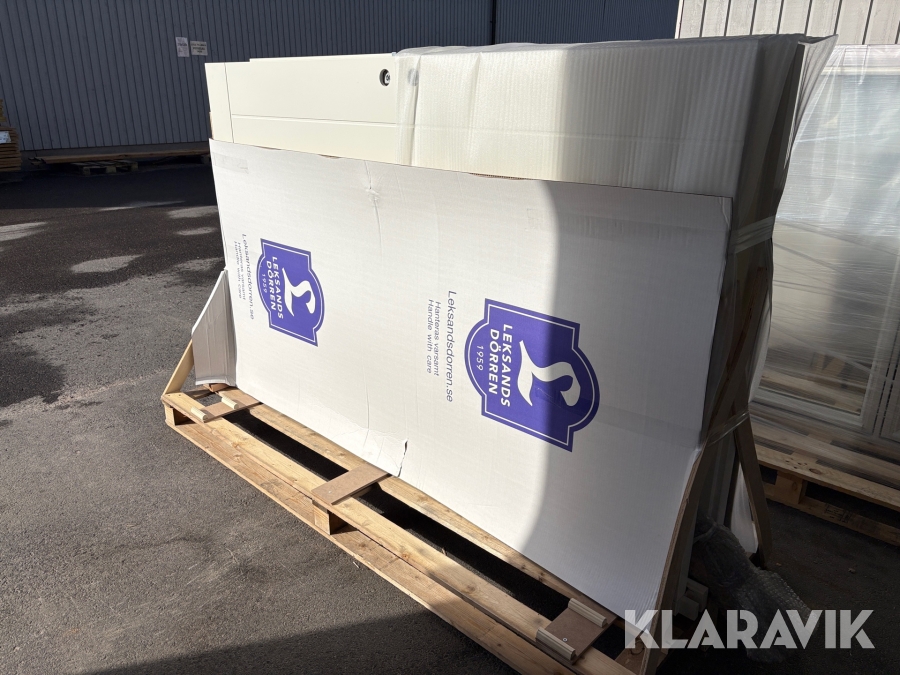 Garageport Leksands dörren V1-PI H insjön classic