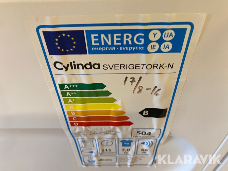 Tvättmaskin Och Torktumlare Cylinda SV-TVATT-N / SVERIGETORK