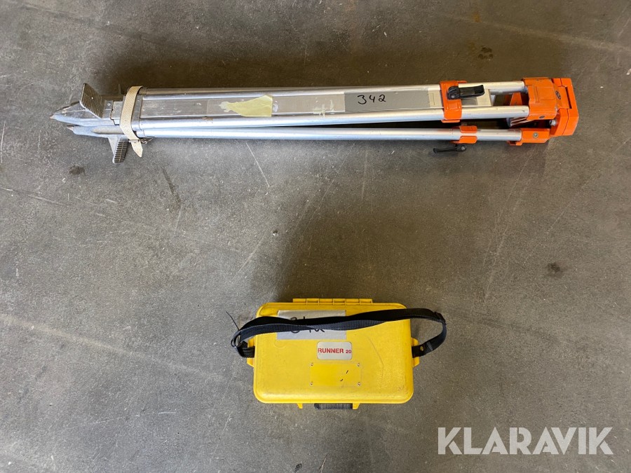 Avvägningsinstrument optiskt, Planstativ Leica Runner 20