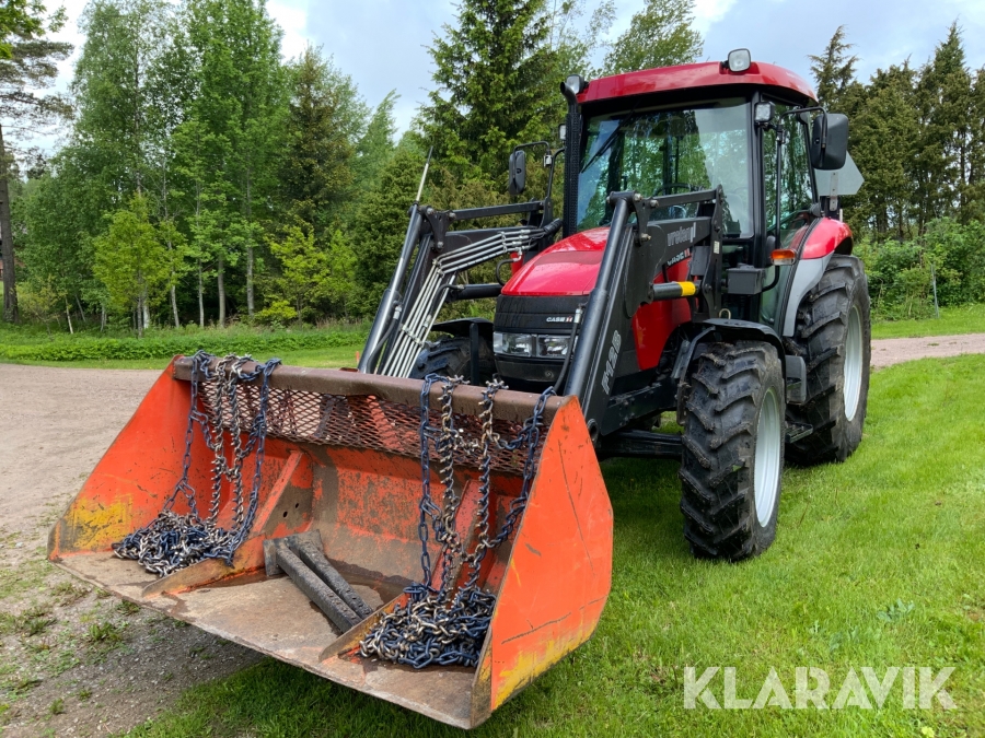 Traktor Case IH JX 60 med frontlastare och 2st skopor