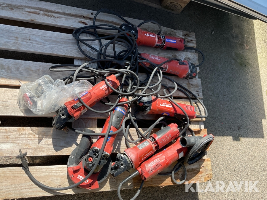 Diverse slipmaskiner Hilti