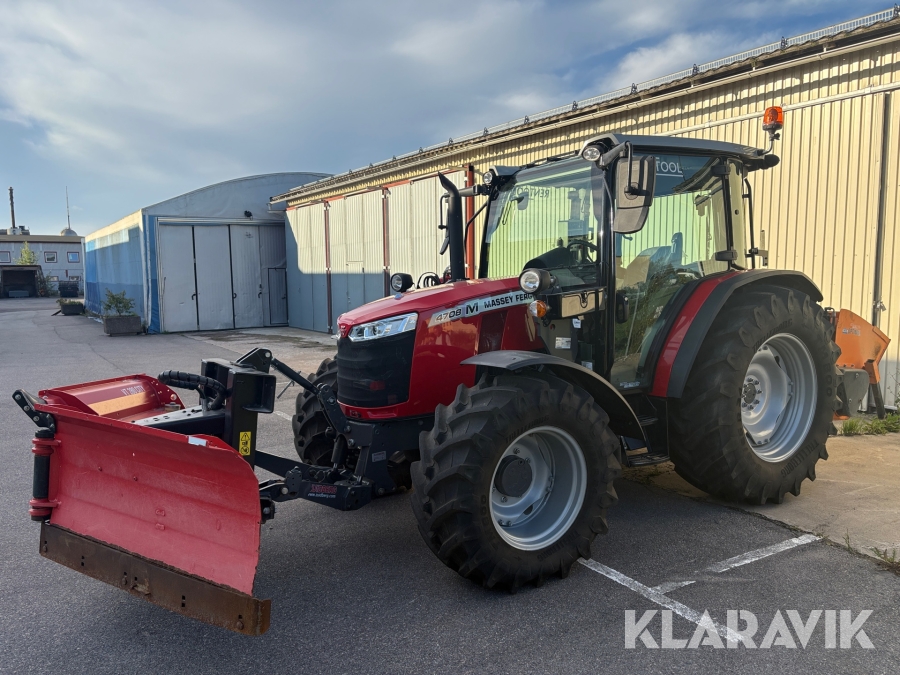 Traktor Massey Ferguson 4708 vinterutrustad