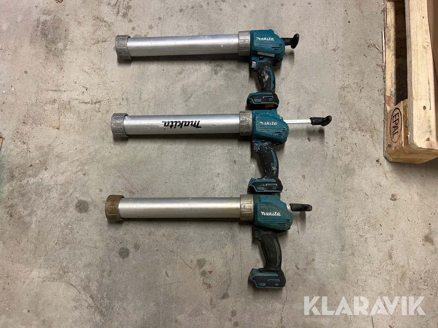 Batteridrivna fogpistoler Makita DCG180 3st