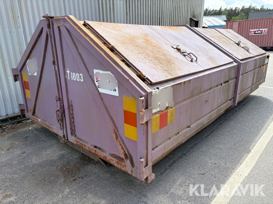 Lastväxlarcontainer  / sopcontainer 10 kubik