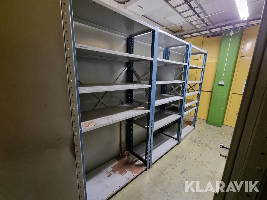 Verkstadshylla 3 sektioner