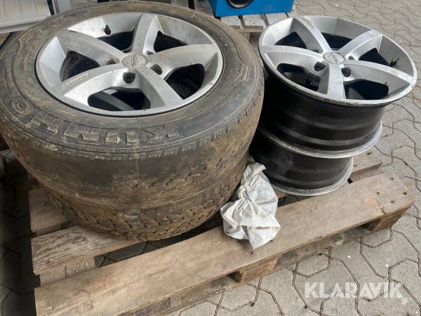 Aluminiumfälgar Arcasting till transporter 4st