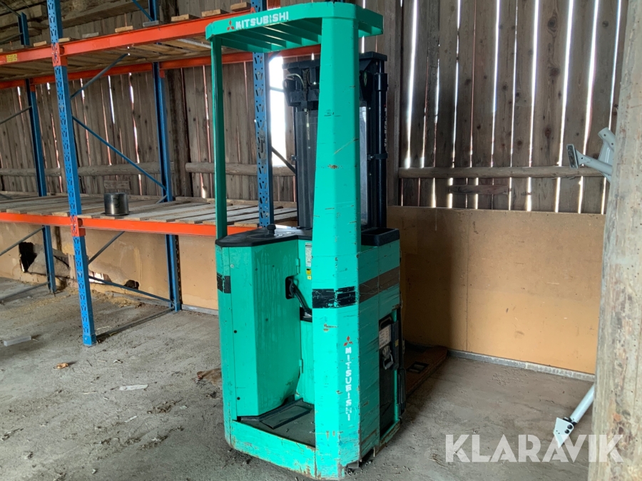 El truck Mitsubishi SB15R, Eskilstuna, Klaravik auktioner