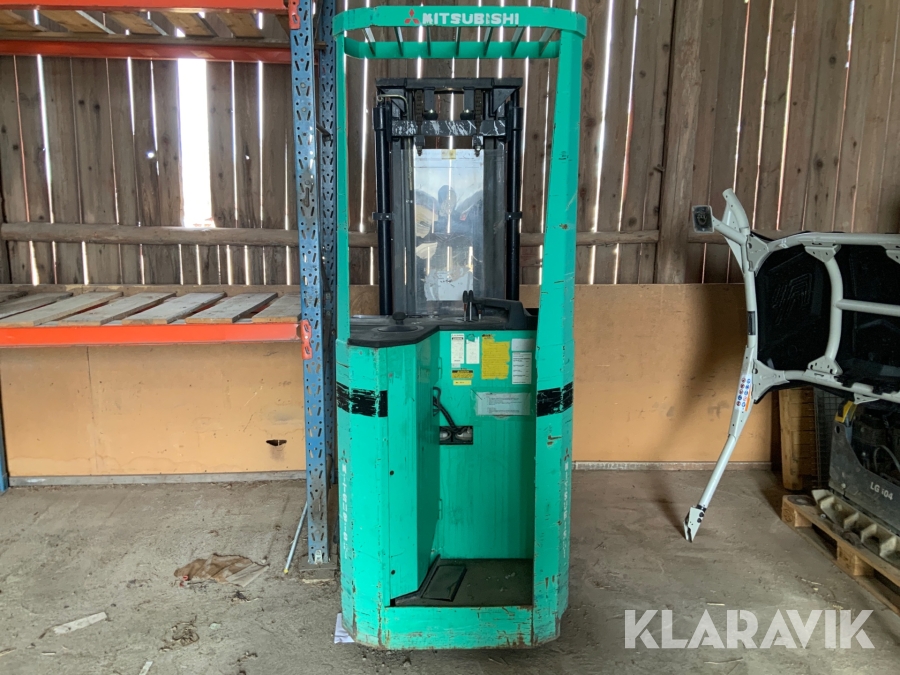 El truck Mitsubishi SB15R, Eskilstuna, Klaravik auktioner