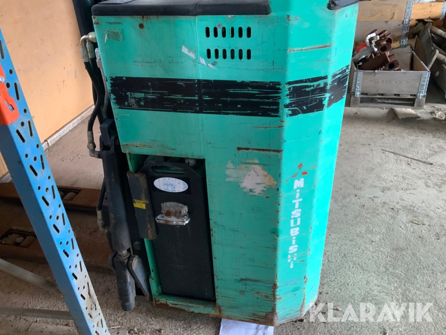 El truck Mitsubishi SB15R, Eskilstuna, Klaravik auktioner