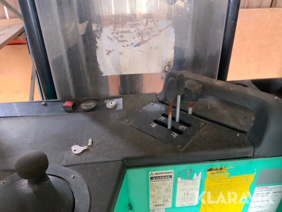 El truck Mitsubishi SB15R, Eskilstuna, Klaravik auktioner