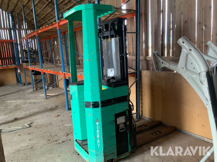 El truck Mitsubishi SB15R, Eskilstuna, Klaravik auktioner