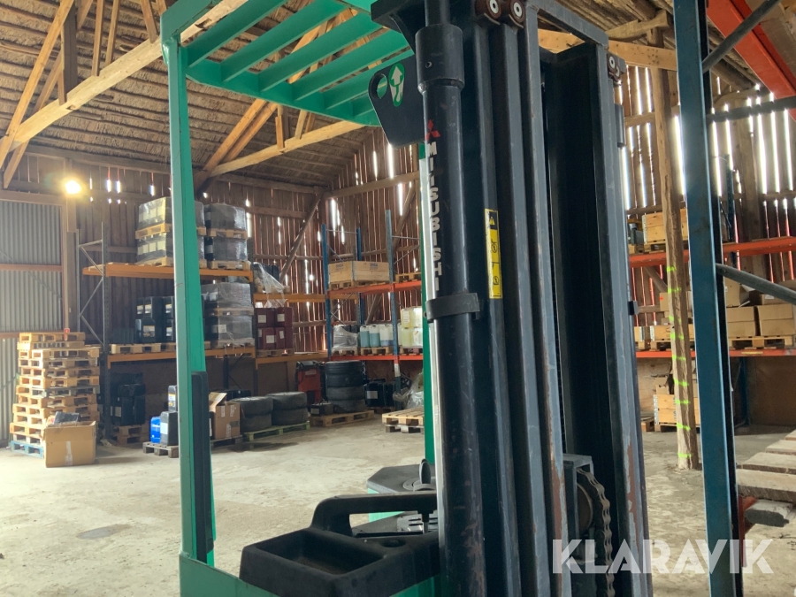 El truck Mitsubishi SB15R, Eskilstuna, Klaravik auktioner