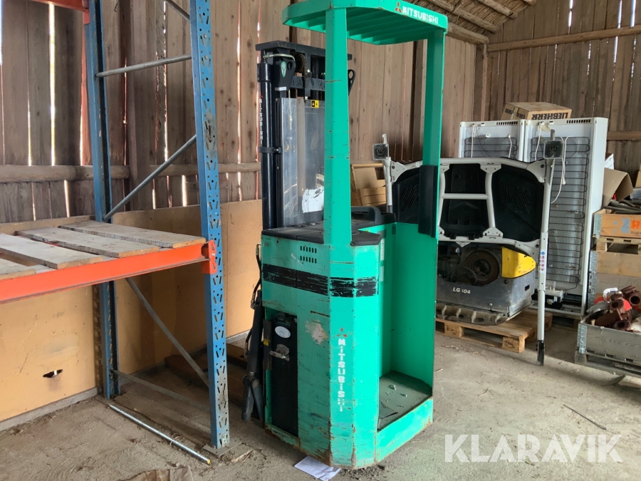 El truck Mitsubishi SB15R, Eskilstuna, Klaravik auktioner