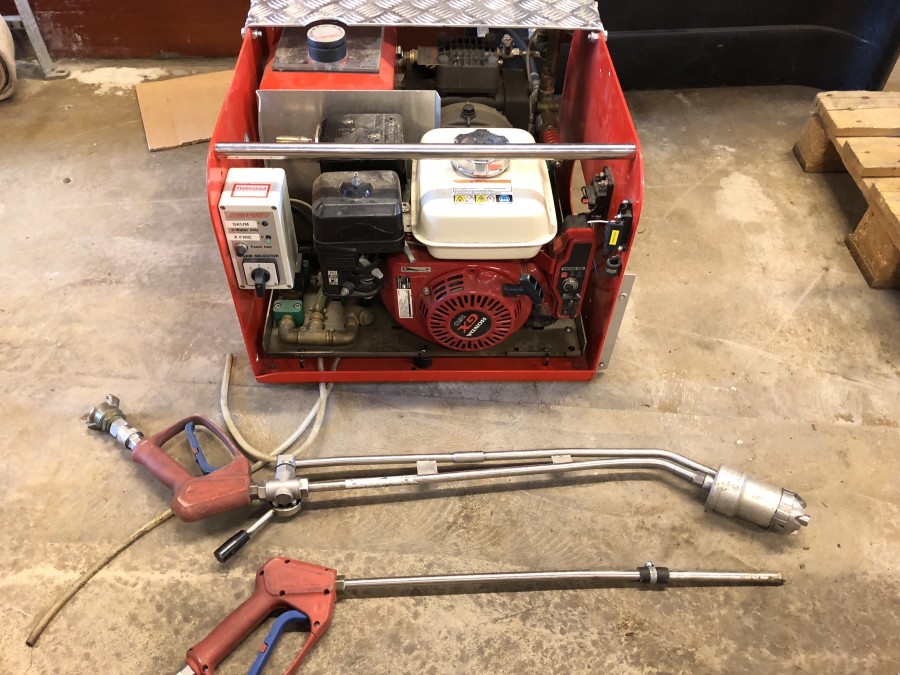 Släckaggregat med slangvinda